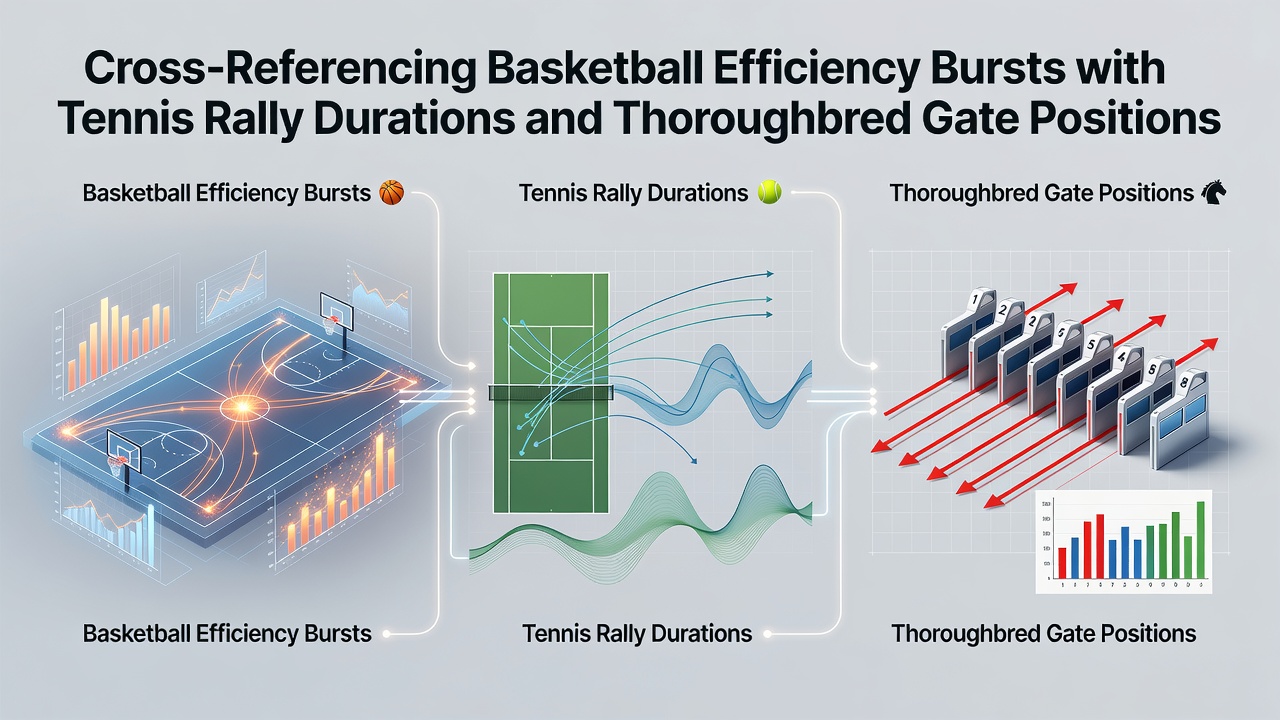 Detailed charts displaying correlations between rally duration data, basketball efficiency metrics, and gate position outcomes used in staking frameworks