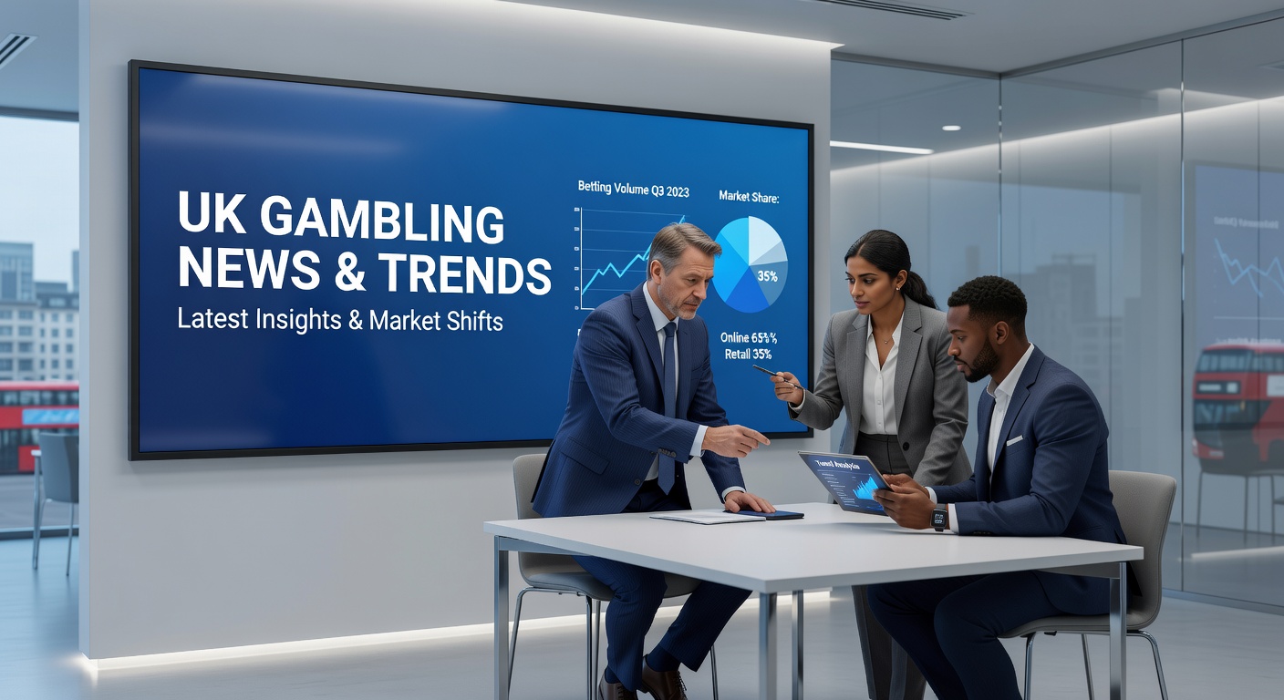 Graphic illustrating UK gambling shifts with symbols of taxes, regulations, and illegal activity in 2026