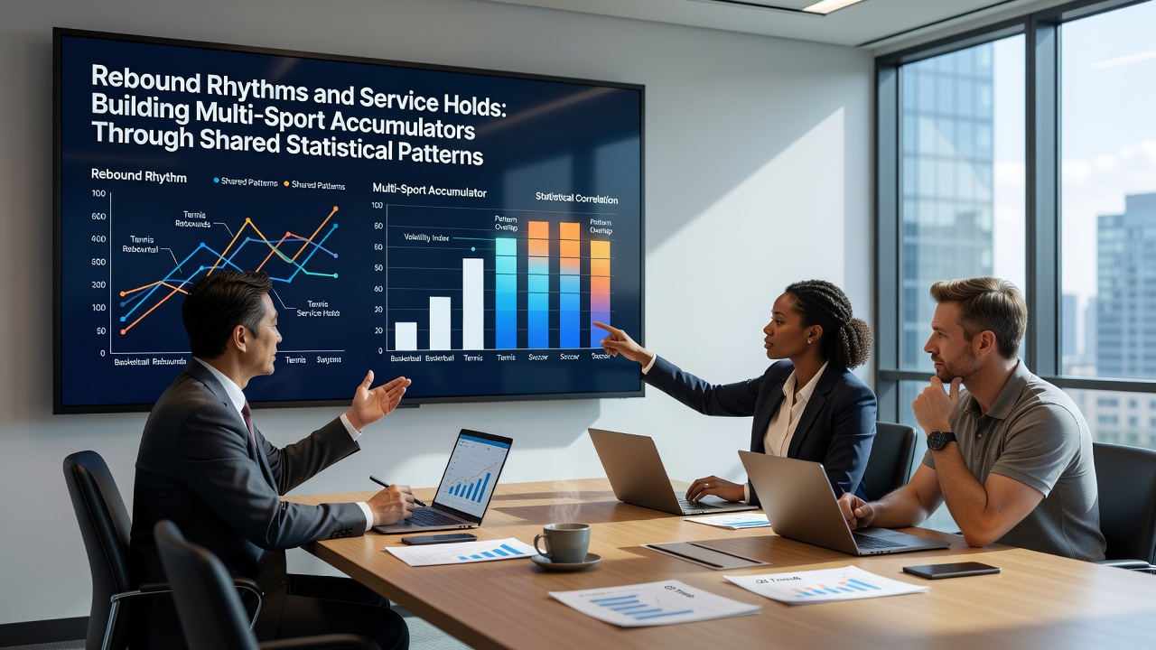 Data visualization comparing rebound percentages and service hold rates across sample matches